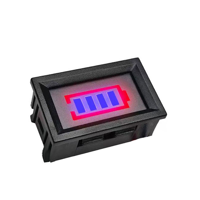 二线数显电量表 电动车电瓶表 铅酸 锂电池电量显示表电量指示灯