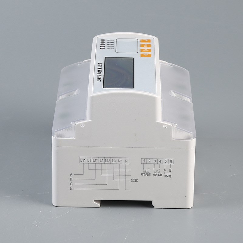 爆品三相导轨多功能电力仪表 智能有功电能表 液晶电流电压功率品