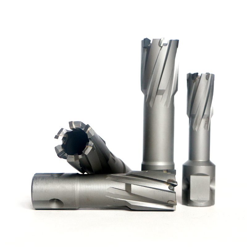 100mm深空心钻头打孔金属合金钢板开孔器不O锈钢取芯扩孔磁力钻钻