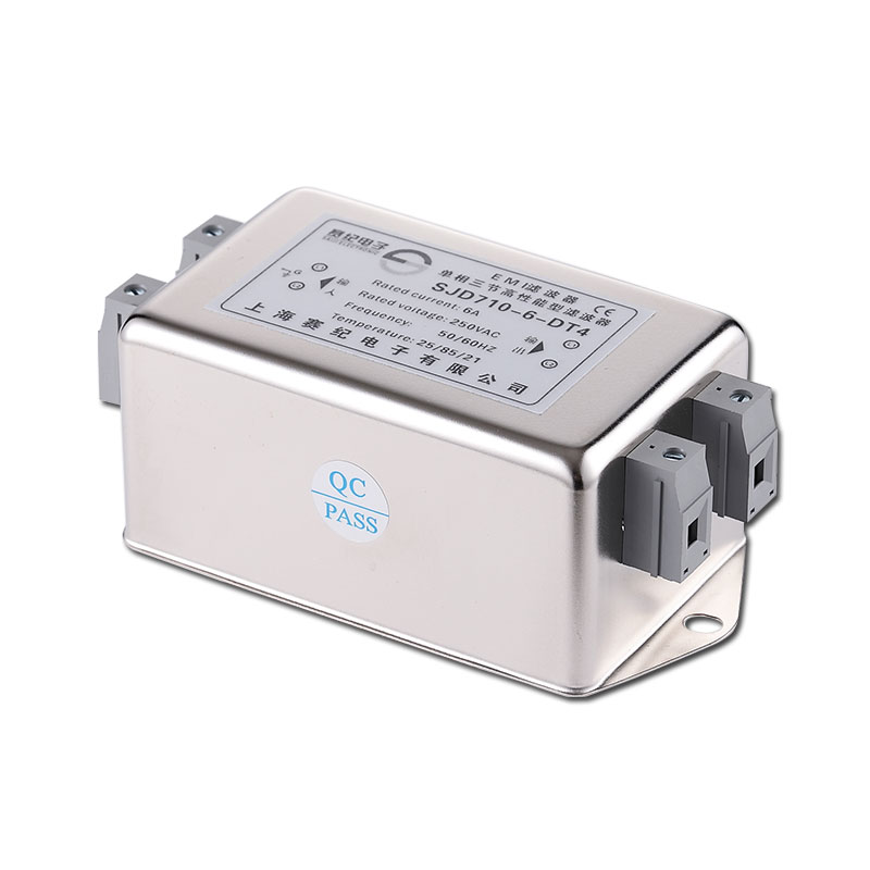 SJD710-3A6A 10A20A30A交流220V单相三节伺服变频器EMI电源滤波器