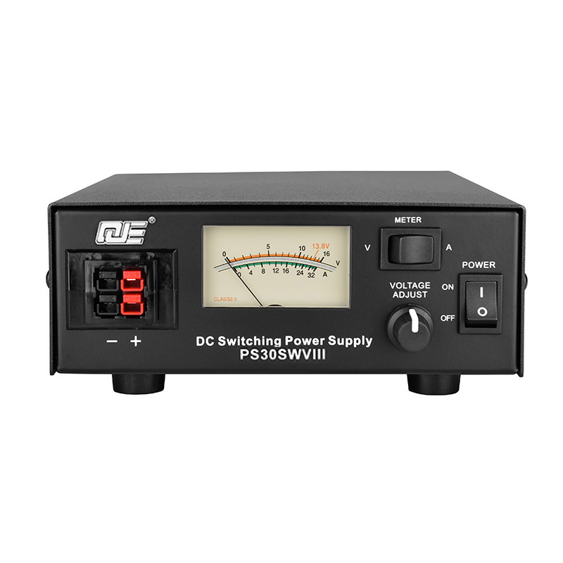 德国QJE求精8八代PS30SWVIII电台220V电源13.8V 30A安德森110V车