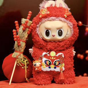 仅娃衣[仅衣服]一三代拉布布娃衣Labubu衣服着装替换新年衣服福娃