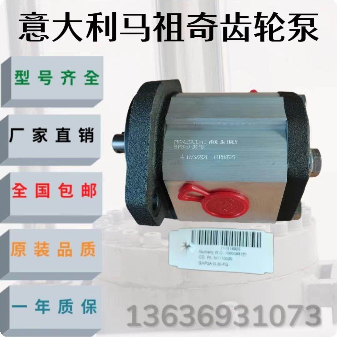 马祖奇MARZOCCHI齿轮泵GHP1A-D-2/3/4/5/6/7/9/11/13/16/20-FG