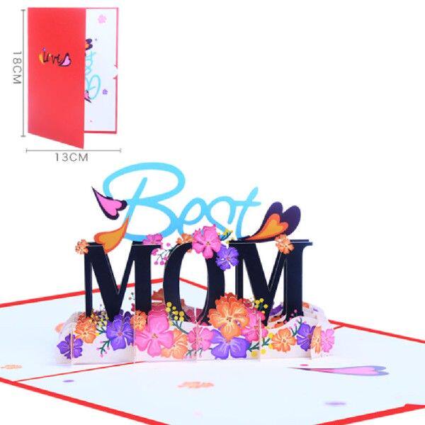 3d pop up mothers day cards gifts floral greeting cards