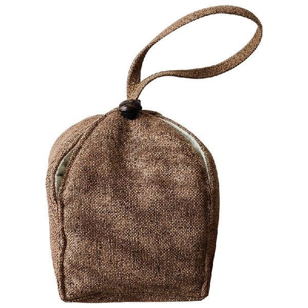 105x105x135mm handmade cotton linen thicken drawstring bag