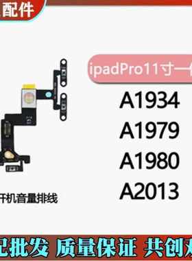 维达适用平板ipad pro11寸 第一代开机音量排线A1980 A1934闪光灯