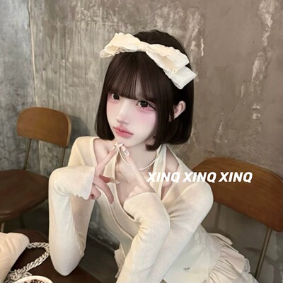 INSH甜美蝴蝶结头箍网感氛围美