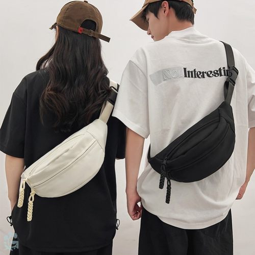 潮流胸包斜挎包男款骑行腰包2025新款女生休闲 ??小挎包高级感