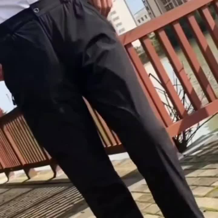 男士加厚棉裤冬中老年高