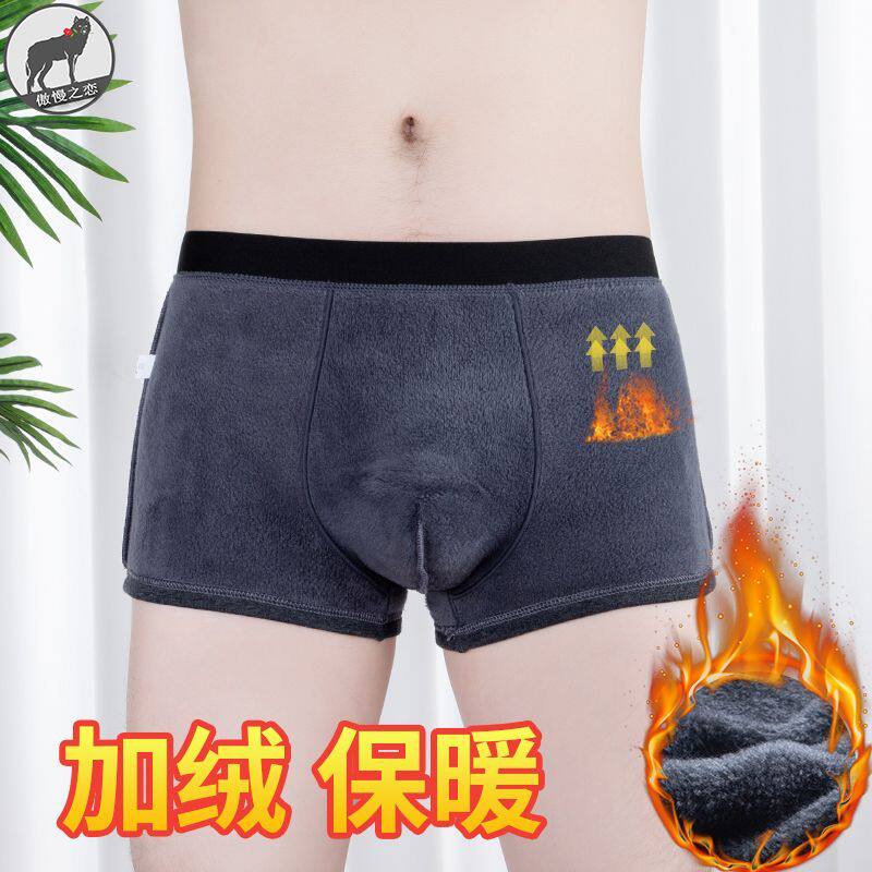 冬季保暖内裤男士加绒加