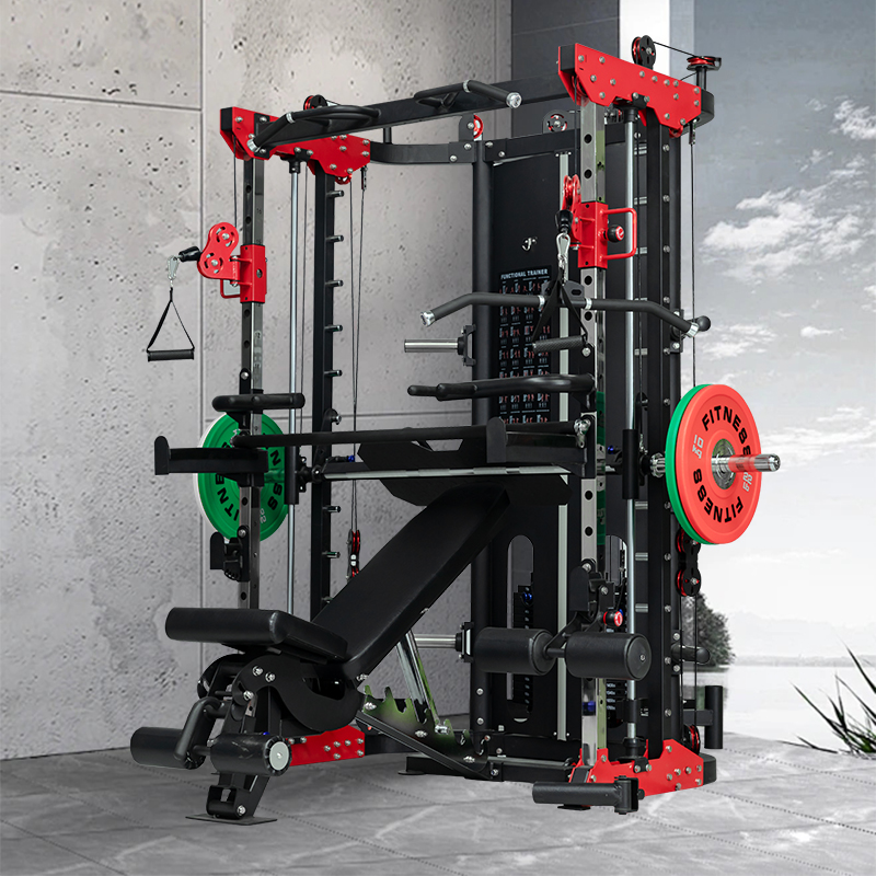 史密斯机家用龙门架综合训练器健身器材多功能一体飞鸟卧推力量架