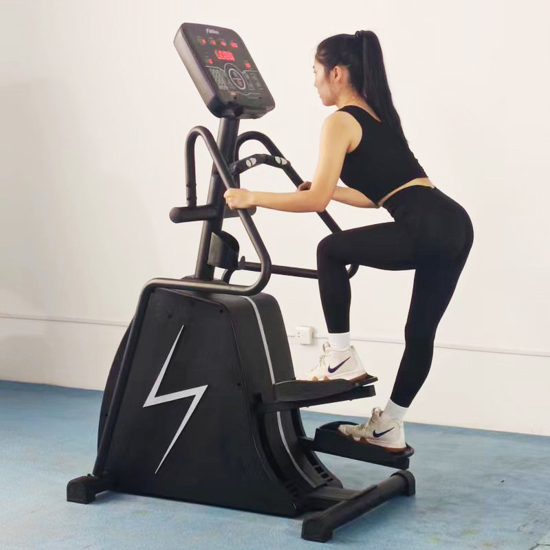 室内登山机健身房踩踏机爬楼机静音自发电踏步机专业大型爬楼梯机