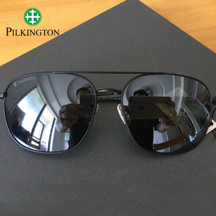 正品 英国皮尔金顿纯钛玻璃偏光太阳镜男女大脸墨镜驾驶眼镜40506