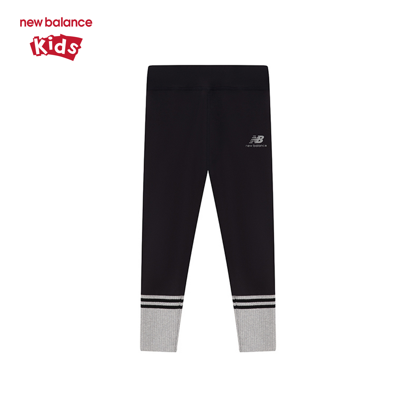 New Balance nb童装女童时尚休闲条纹打底裤针织长裤ND7SD43102