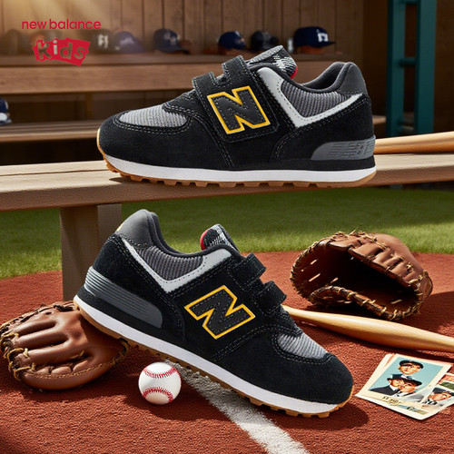 New Balance nb童鞋儿童男女4~14岁中大童透气运动休闲鞋574HMJ
