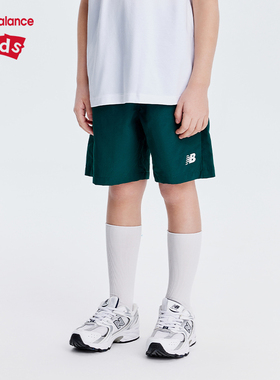 New Balance nb童装男女儿童夏季休闲宽松透气梭织短裤ND7VE2E093