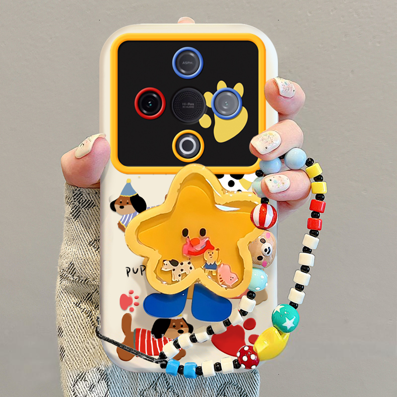适用VIVOY系列狗狗爪子手机壳