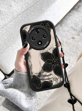 OPPOA3Pro硅胶水墨画花朵
