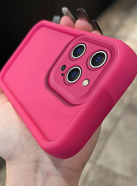 适用苹果15Promax手机壳IP16新款iPhone14糖果阶梯13纯色mini简约12创意11PRO高级感xsmax防摔8plus保护套SE2