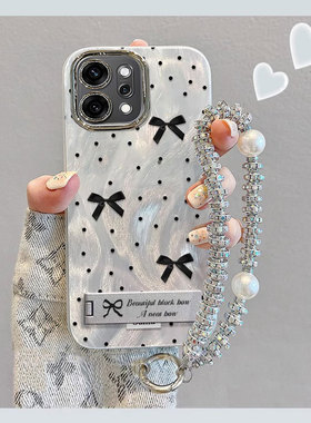 适用蝴蝶结OPPOReno14手机壳13波点12羽纱11全包10pro+防摔9保护套8新款7se少女心6专用5爆款新品创意外壳