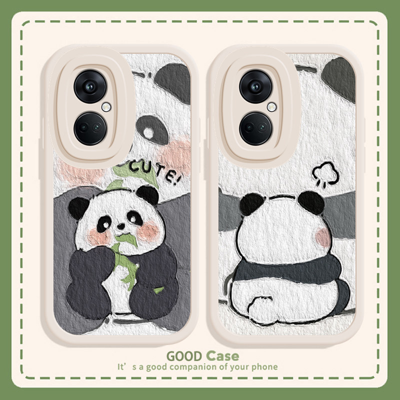 OPPOK11系列手机壳花花熊猫