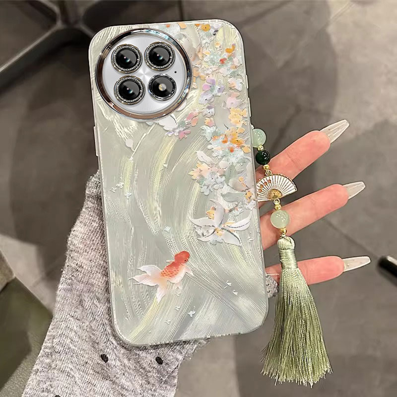 适用一加系列桂花锦鲤手机壳