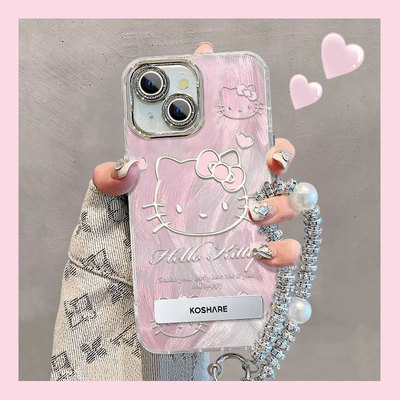 全型号手机壳精孔羽纱壳硅胶KT猫