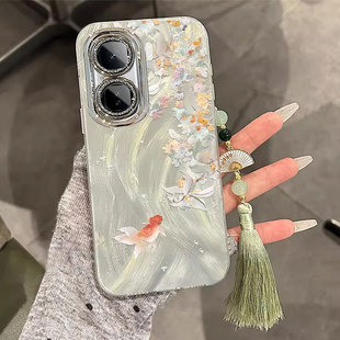 适用桂花锦鲤IQOONEO10pro手机壳neo9spro+奢华8羽纱7竞速版全包6se防摔5活力版保护套3新款高级感女专用爆款