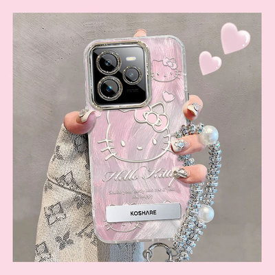 适用真我系列KT猫手机壳