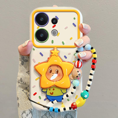 适用VIVOS系列星星人手机壳