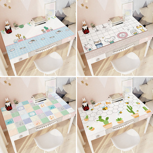 卡通桌面贴纸儿童房间书桌翻新墙纸自粘柜子装饰贴画家具防水壁纸