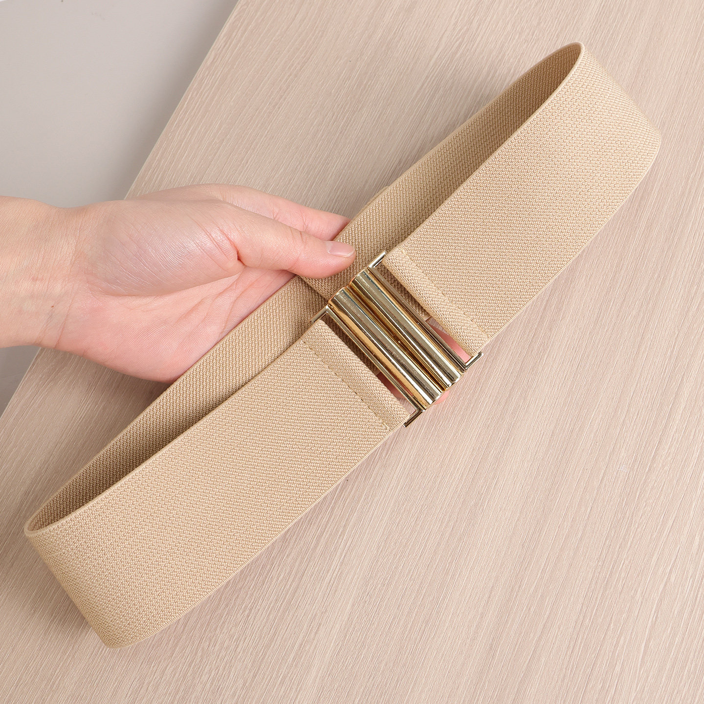 卡其专用羽绒服腰带美拉德风