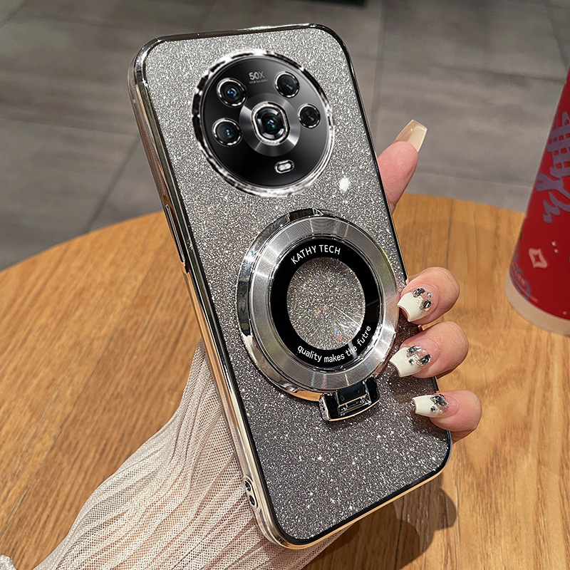 5G华为荣耀magic4手机壳女LGE一AN00适用an10 majic4超薄Megic4 mag1c4 pro软壳Mgaic4闪粉lgean migac mgic4