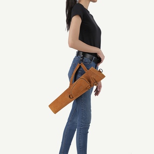 德国进口熊爪100037简约侧挂腰挂箭囊牛皮美猎传统弓箭射箭箭囊