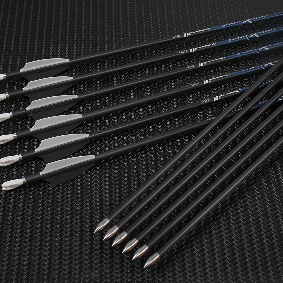 掠食者碳素箭高精度竞技反曲光弓