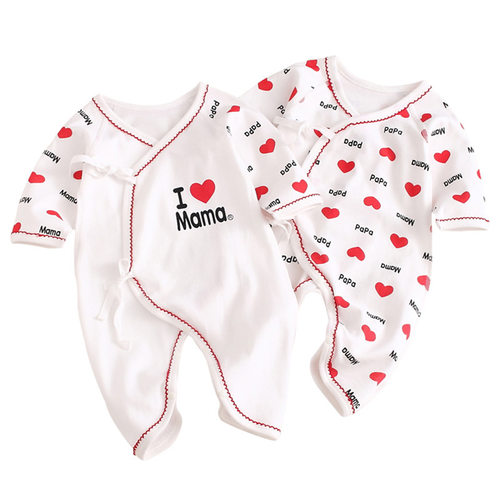 初生宝宝蝴蝶衣新生儿连体哈衣