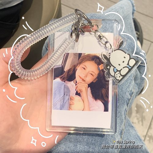 流汗白熊狗狗无语卡套亚克力