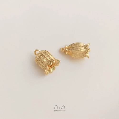 Серьги с кисточками ручной работы, китайская шпилька, аксессуар для волос, 14 карат, орхидея, DIY