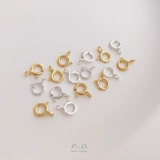 Импортный аксессуар ручной работы, аксессуары, серебро 925 пробы, Италия, 14 карат, золотой цвет