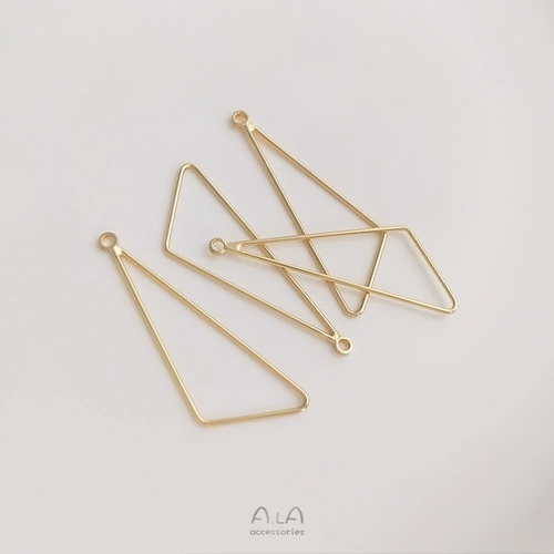 Подвеска, серьги в форме сердца ручной работы, аксессуары, 14 карат, золотой цвет