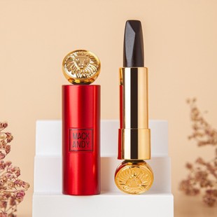 卡妈推荐权杖黑钻女王幸运金狮三色口红滋润保湿哑光唇膏买一送一