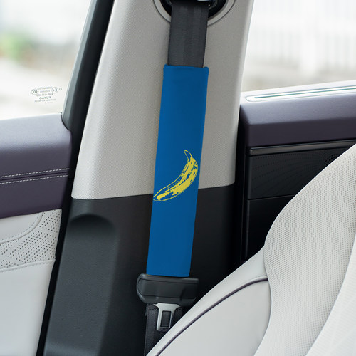 波普撞色香蕉 安全带醒目套车载护肩保护套女车内装饰防磨舒适A52