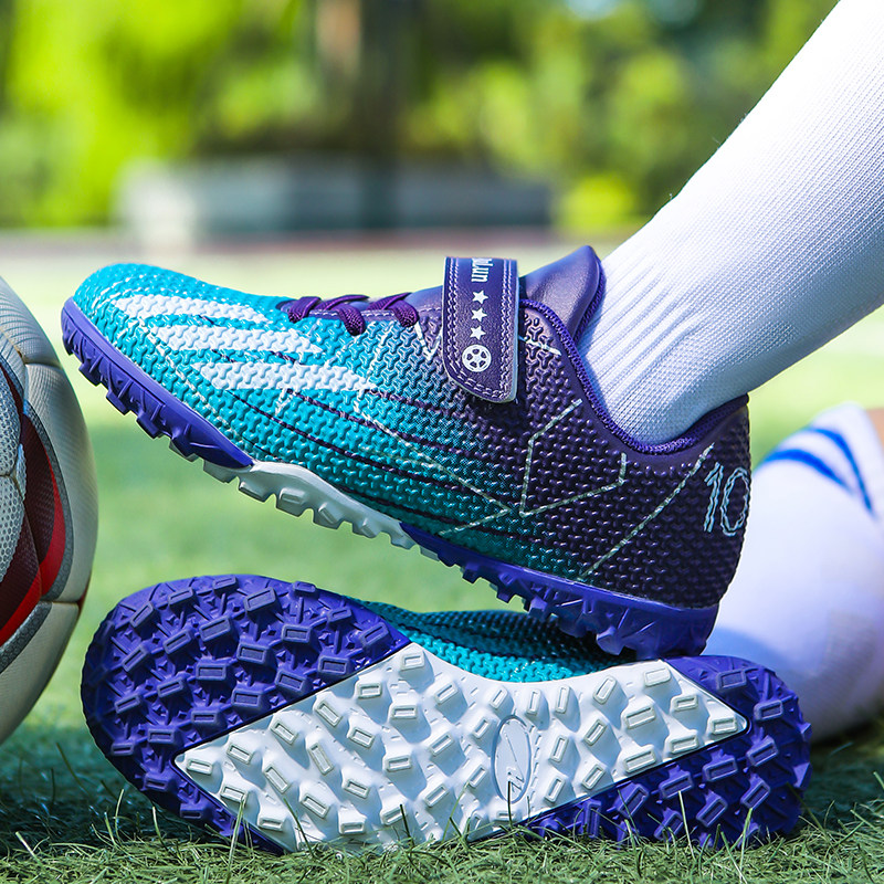 回力2026新款儿童足球鞋学生男童猎鹰TF碎钉魔术贴女款透气训练鞋