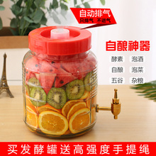 酵素桶水果专用酵素瓶发酵玻璃泡酒瓶10斤20斤30斤自酿青梅酒坛子