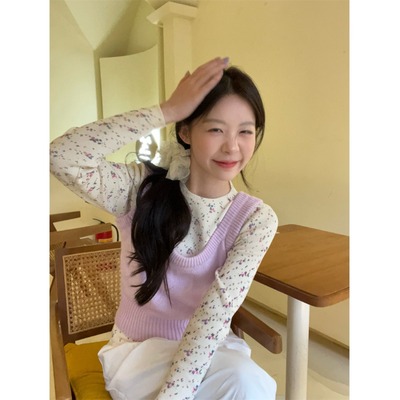 韩系套装温柔风18-25周岁长袖A级