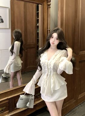纯欲风套装女2025新款春季