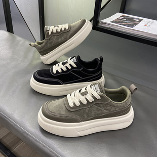 【娜家鞋店】迷彩冰丝布透气轻奢轻质休闲板鞋减震回弹百搭男潮牌