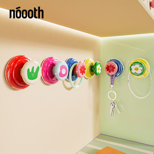 花花草草吸盘挂钩门后挂钥匙衣帽