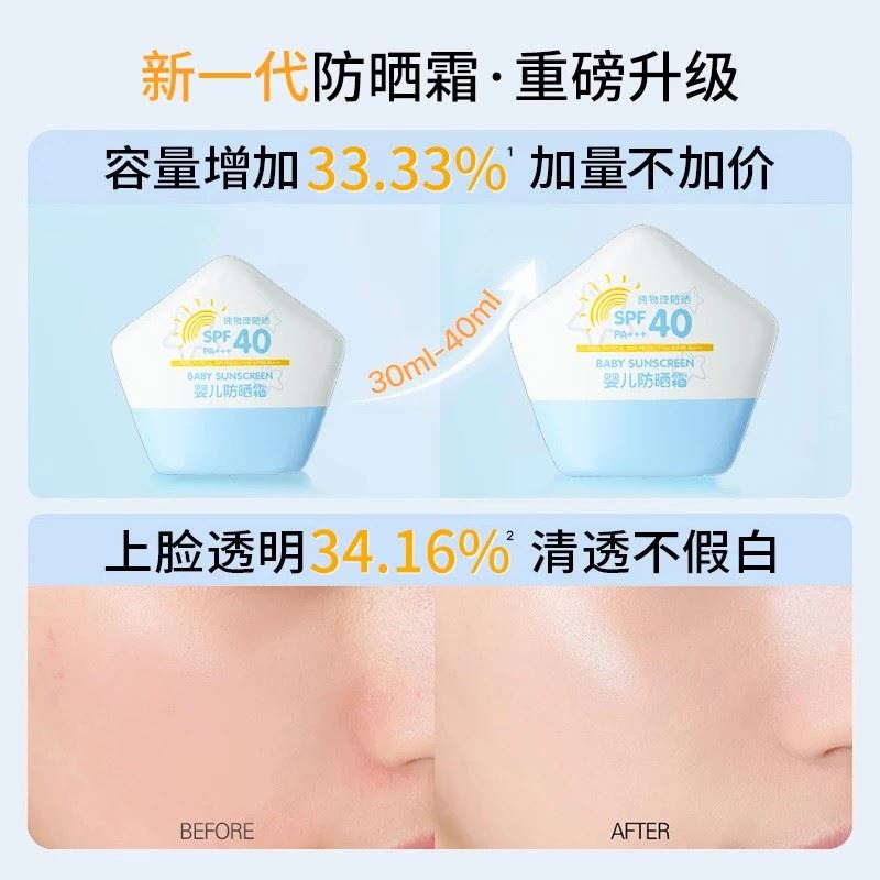 【老爸认证】儿童防晒霜宝宝温和防紫外线防水汗喷雾学生军训正品