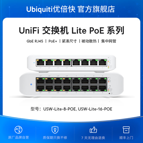UniFiLite系列千兆PoE交换机